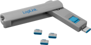LOGILINK LOGILINK AU0052 USB-C PORT BLOCKER (1X KEY AND 4X LOCKS)