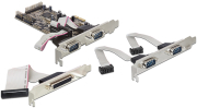 DELOCK DELOCK 89177 PCI EXPRESS CARD TO 4 X SERIAL 1 X PARALLEL