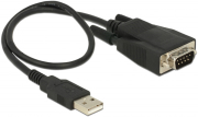 DELOCK 62958 ADAPTER USB 2.0 TYPE-A M > 1 X SERIAL RS-232 DB9 M ESD PROTECTION