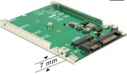 DELOCK DELOCK 62544 2.5'' CONVERTER SATA 22 PIN > 1 X M.2 KEY B - 7 MM