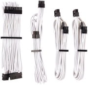 CORSAIR CORSAIR DIY CABLE PREMIUM INDIVIDUALLY SLEEVED DC CABLE STARTER KIT TYPE4 (GEN4) WHITE