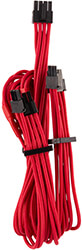 CORSAIR CORSAIR DIY CABLE PREMIUM INDIVIDUALLY SLEEVED PCIE CABLE TYPE4 (GEN4) RED