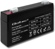 QOLTEC QOLTEC 53041 AGM BATTERY 6V 1.3AH MAX 19.5A
