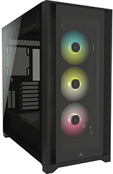 CORSAIR CASE CORSAIR 5000X ICUE RGB TEMPERED GLASS MID-TOWER ATX BLACK