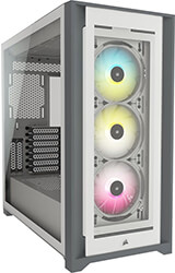 CORSAIR CASE CORSAIR 5000X ICUE RGB TEMPERED GLASS MID-TOWER ATX WHITE