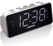 LENCO LENCO CR-18 CLOCK RADIO WHITE