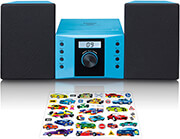 LENCO MC-013BU MICRO SET CD FM RADIO AUX-IN STICKERS