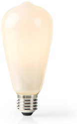 NEDIS WIFILF11WTST64 WI-FI SMART LED BULB WARM WHITE E27 ST64 5W 500LM
