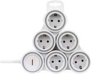 REV REV MULTIPLE SOCKET OUTLET SUPRAFLEX WHITE 0015520115