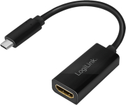 LOGILINK LOGILINK UA0380 USB 3.2 GEN 2 ADAPTER, USB-C/M TO HDMI-A/F, 4K/60 HZ, BLACK, 0.15 M