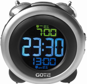 GOTIE GOTIE GBE-300S ALARM CLOCK SILVER