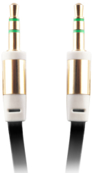 FOREVER AUDIO CABLE JACK 3,5MM - JACK 3,5MM 1,0 M BLACK