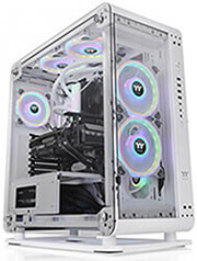 CASE THERMALTAKE CORE P6 TG SNOW/WHITE/WALL MOUNT/SPCC/4MM TEMPERED GLASS*3