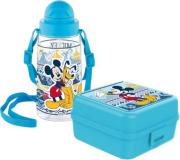 DISNEY DISNEY SET MICKEY MOUSE, BOTTLE 500 ML AND LUNCH BOX