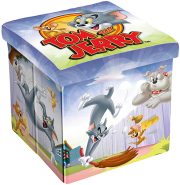 DISNEY DISNEY STOOL TOM &amp; JERRY 3 IN 1 MDF AND TEXTILE UP TO 150 KG