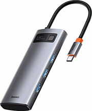 BASEUS BASEUS METAL GLEAM SERIES 9-IN-1 MULTIFUNCTIONAL TYPE-C HUB RJ45 + HDMI 4K + USB + CARD READER DOCK