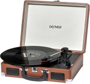 DENVER VPL-120 SUITCASE TURNTABLE BROWN