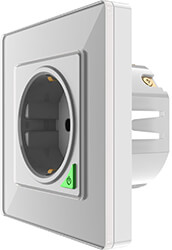 COOLSEER COOLSEER WIFI WALL SOCKET (EU GLASS PANEL)