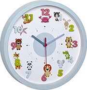 TFA 60.3051.14 LITTLE ANIMAL KIDS WALL CLOCK