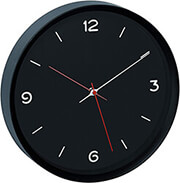 TFA 60.3056.01 BLACK ANALOGUE WALL CLOCK