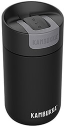 KAMBUKKA OLYMPUS INSULATED TUMBLER WITH SWITCH 300ML JET BLACK