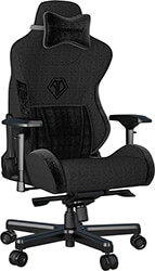 ANDA SEAT ANDA SEAT GAMING CHAIR T-PRO II BLACK FABRIC WITH ALCANTARA STRIPES