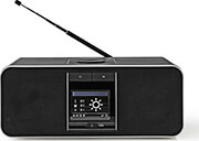 NEDIS NEDIS RDIN5005BK INTERNET RADIO 42 W DAB+ FM BLUETOOTH REMOTE CONTROL BLACK/SILVER