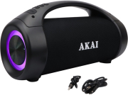 AKAI AKAI ABTS-55 PORTABLE 2.0 BLUETOOTH 5.0 IPX5 TWS SPEAKER 50W WITH LED/USB/FM/AUX