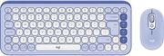 LOGITECH LOGITECH 920-013078 POP ICON COMBO WIRELESS BLUETOOTH KEYBOARD AND MOUSE SET LILAC &amp; OFF-WHITE