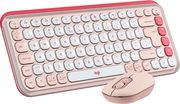 LOGITECH 920-013142 POP ICON COMBO WIRELESS BLUETOOTH KEYBOARD AND MOUSE SET ROSE &amp; OFF-WHITE