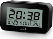 LIFE LIFE ACL-201 DIGITAL ALARM CLOCK WITH INDOOR THERMOMETER AND LCD DISPLAY