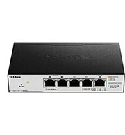 D-LINK D-LINK DGS-1100-05PDV2 5-PORT GIGABIT POE SMART MANAGED SWITCH WITH 1 PD PORT