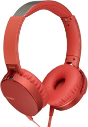 SONY SONY MDR-XB550APR EXTRA BASS HEADPHONES RED
