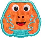 AFFENZAHN AFFENZAHN VELCRO BADGE CRAB (ORANGE)