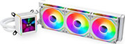 LIAN LI GALAHAD II LCD 360 SL-INF WHITE - AIO GPU LIQUID COOLER WITH ARGB INFINITY FANS