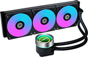 LIAN LI GALAHAD II TRINITY 360 BLACK - AIO GPU LIQUID COOLER WITH ARGB FANS