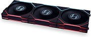 LIAN LI LIAN LI UNIFAN TL LCD 120 -3PCS BLACK (TRIPLE PACK INCLUDE CONTROLLER) - CASE FAN