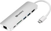 SANDBERG USB-C DOCK HDMILANSDUSB 61W (136-18)