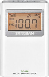 SANGEAN SANGEAN DT-160 WHITE (POCKET 160) ΦΟΡΗΤΟ ΡΑΔΙΟΦΩΝΟ