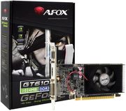 VGA AFOX GEFORCE GT610 1GB DDR3 64BIT DVI HDMI LP FAN AF610-1024D3L7-V5 RETAIL