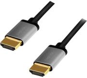 LOGILINK CHA0102 HDMI CABLE A/M TO A/M 8K/60 HZ ALU BLACK/GREY 3M