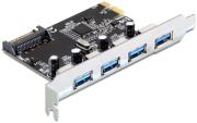 DELOCK DELOCK 89297 4 X USB 3.0 PCI EXPRESS CARD