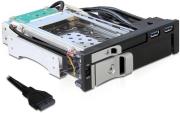 DELOCK 47209 5.25'' MOBILE RACK FOR 1 X 2.5'' + 1 X 3.5'' SATA HDD + 2 X USB 3.0 PORTS