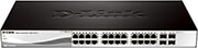D-LINK DGS-1210-28 28-PORT GIGABIT SMART MANAGED SWITCH INCLUDING 4 SFP PORTS (FANLESS)
