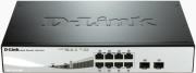 D-LINK DGS-1210-08P 8-PORT GIGABIT SMART SWITCH WITH FIBRE UPLINKS WITH 8-PORT POE