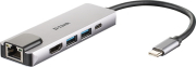 D-LINK DUB-M520 5-IN-1 USB-C HUB WITH HDMI/ETHERNET AND POWER DELIVERY