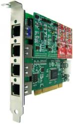 OPENVOX A400P03 4 PORT ANALOG PCI CARD + 3 FXO MODULES