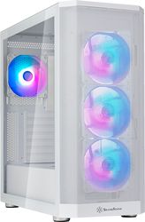 SILVERSTONE CASE SILVERSTONE FARA 514X WHITE TEMPERED GLASS SST-FA514X-WG