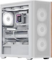 AEROCOOL CASE AEROCOOL D501A-G-WH-V2 MIDI TOWER WINDOW WHITE