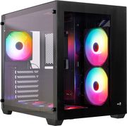 AEROCOOL CASE AEROCOOL DRYFT-BK-V1 MIDI TOWER TEMPERED GLASS BLACK